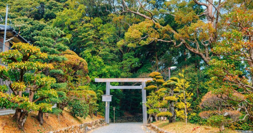 A branch shrine near Ise Shrine